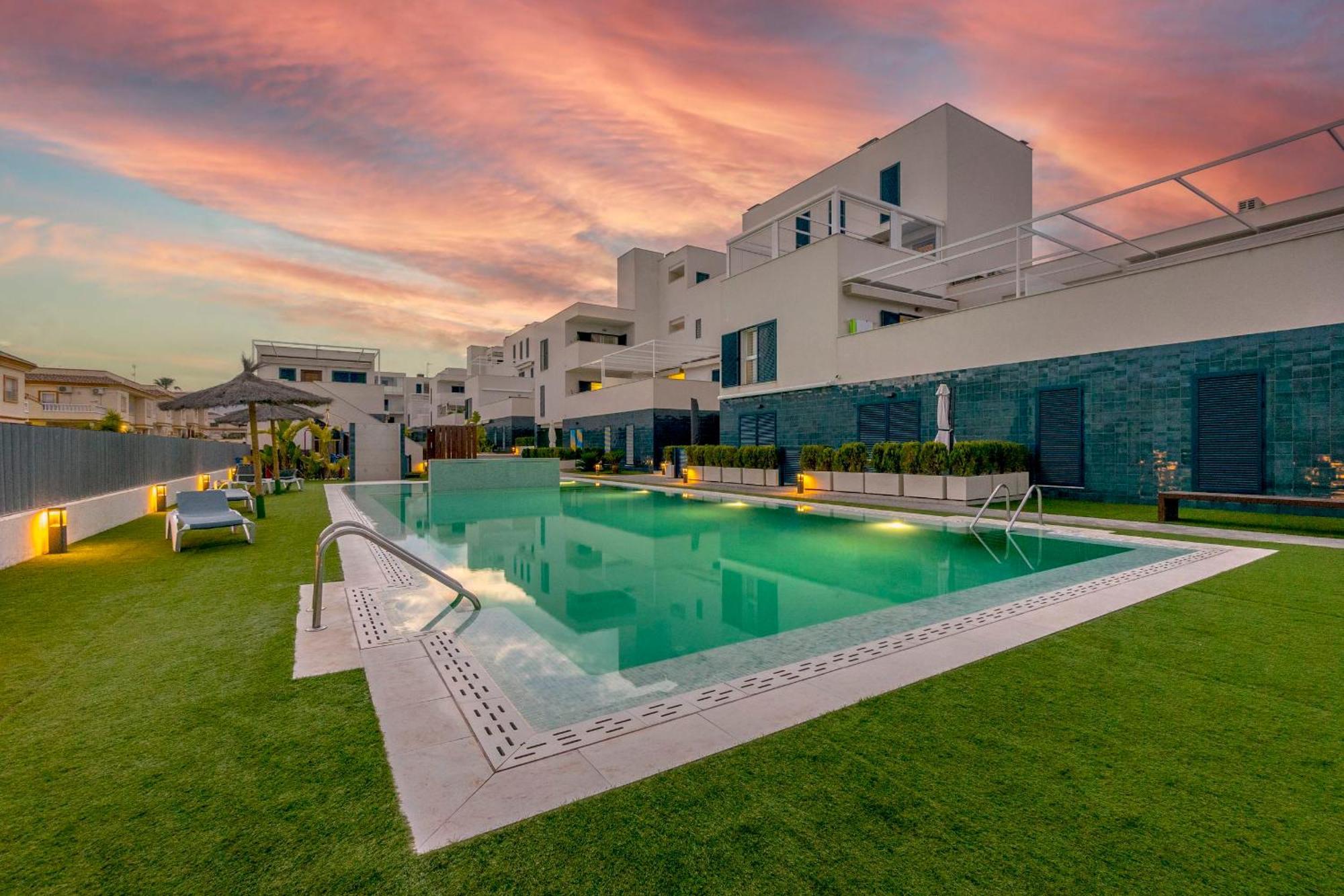 Turquesa Del Mar - Sun & Beach & Golf & Bike - Large Terrace Ground-Floor Spanish Apartment Dehesa de Campoamor  Luaran gambar