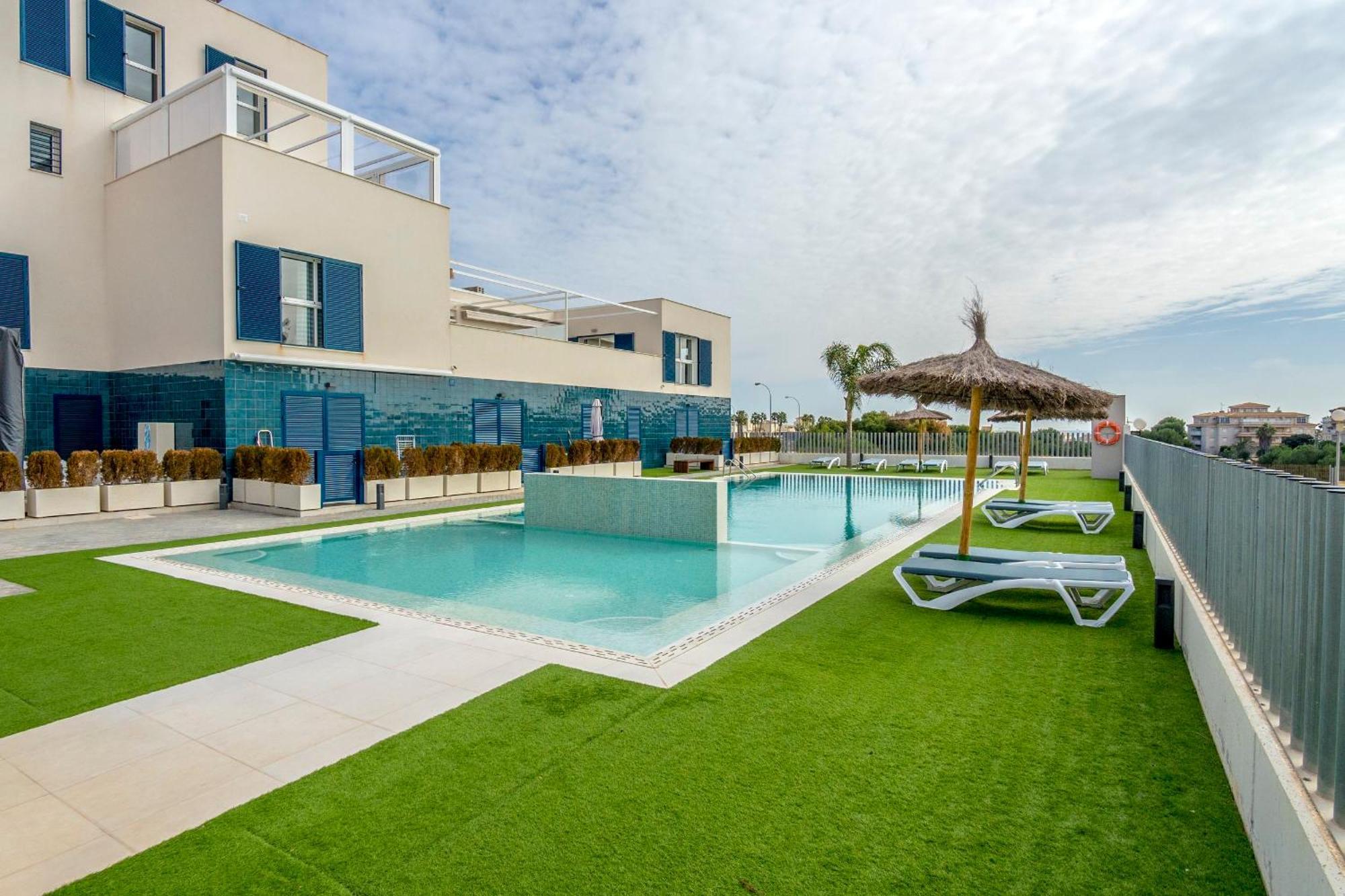 Turquesa Del Mar - Sun & Beach & Golf & Bike - Large Terrace Ground-Floor Spanish Apartment Dehesa de Campoamor  Luaran gambar